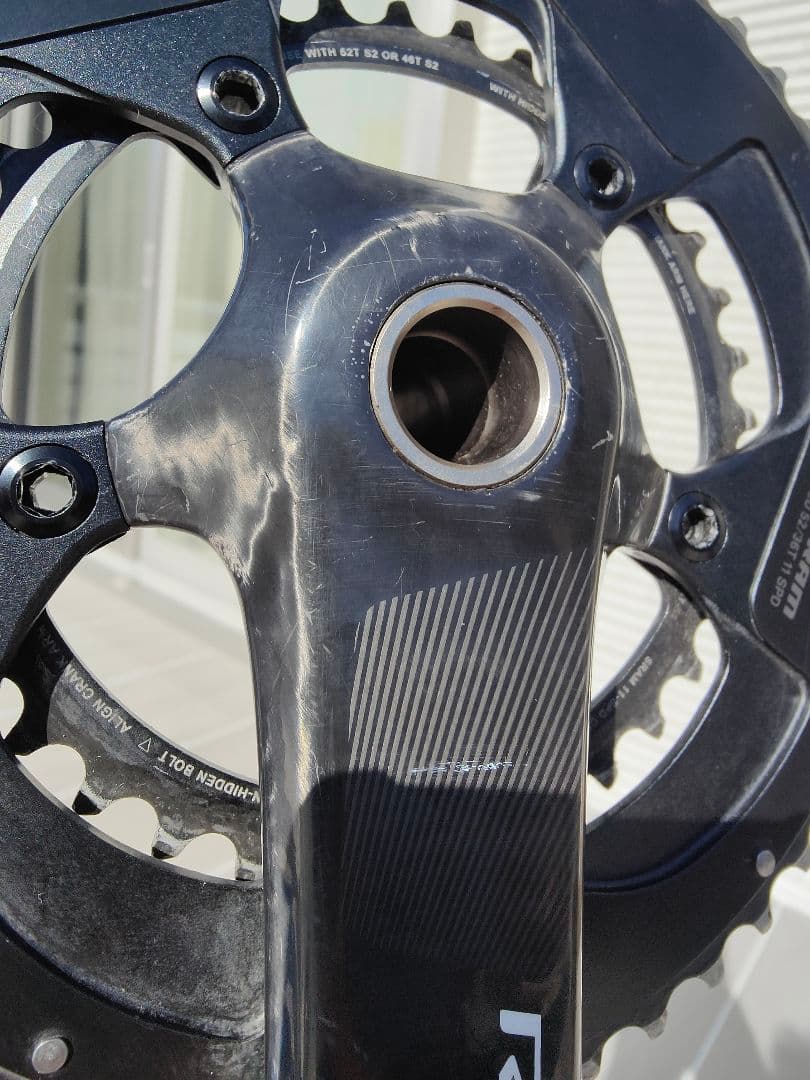 【最終価格！！】 SRAM RED カーボンクランク11s 175mm　良品☆