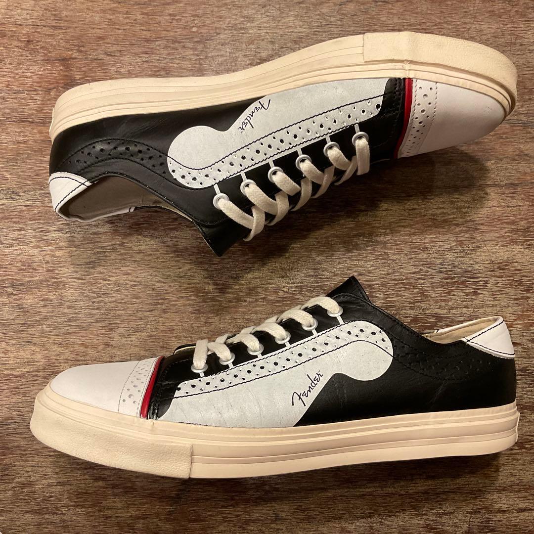 レア！フェンダー ×スピングルムーブ×タケオキクチ レザー スニーカー 26.5