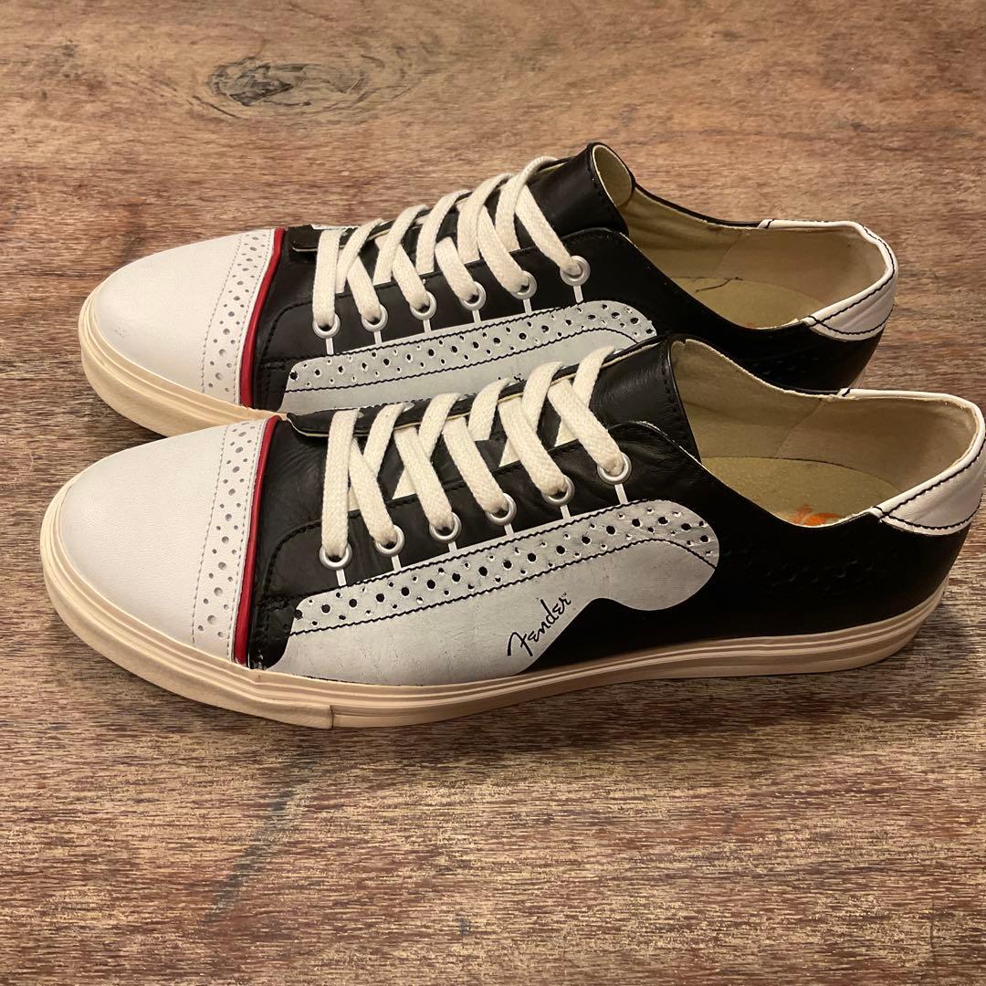 レア！フェンダー ×スピングルムーブ×タケオキクチ レザー スニーカー 26.5