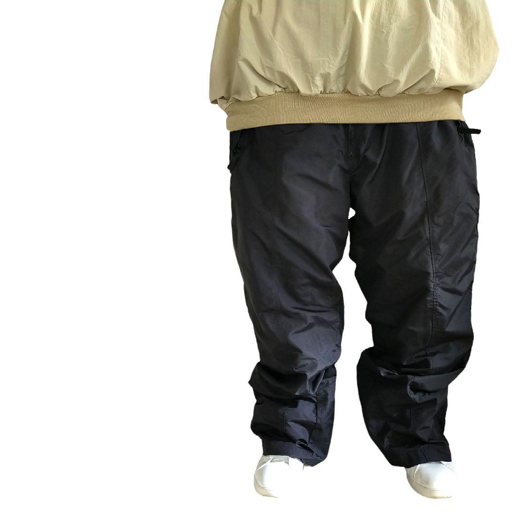 【珍品】US Columbia 黒 スキー スノーボード ビブパンツ XL