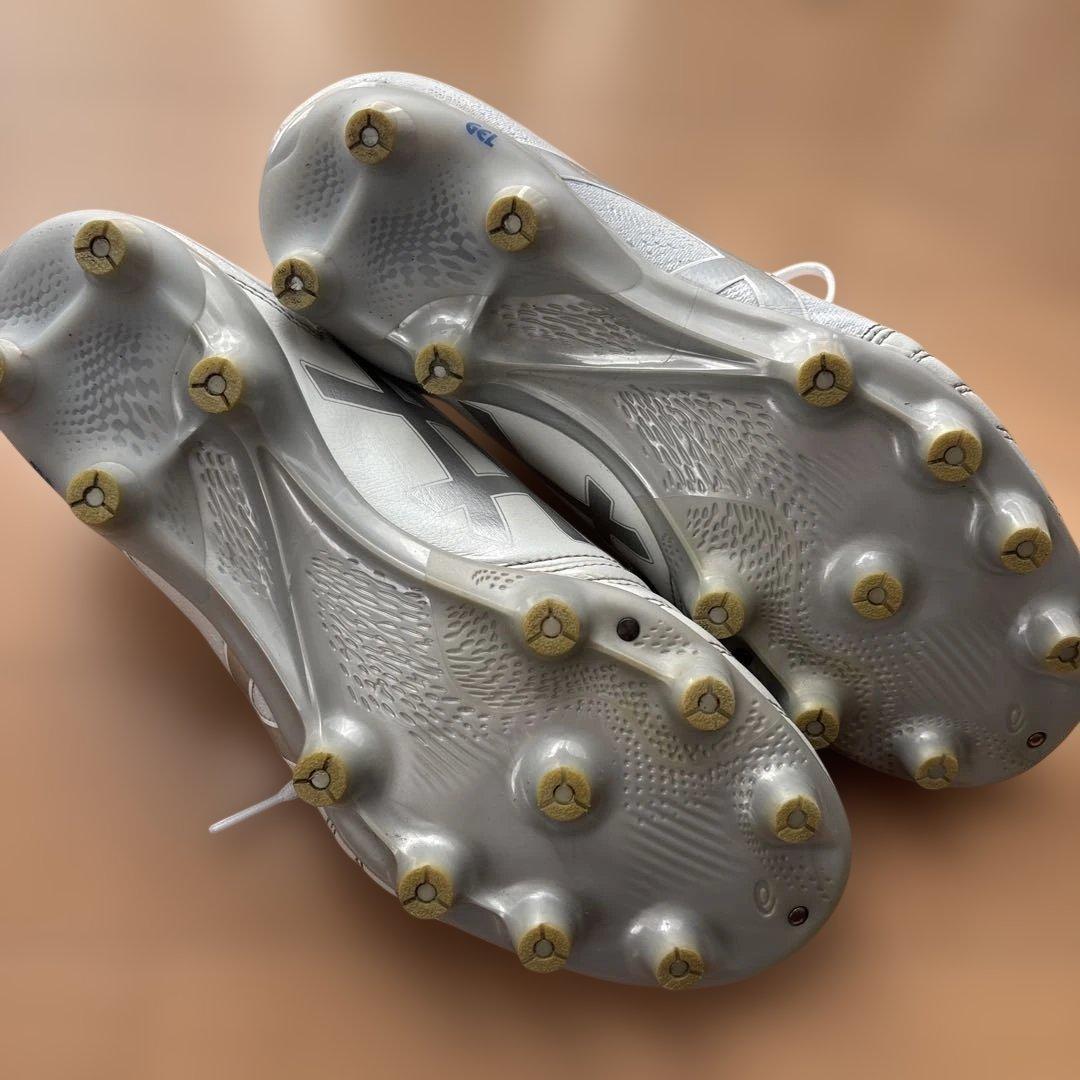 asics サッカースパイク 25.5cm 白 ディーエスライトアドバンス