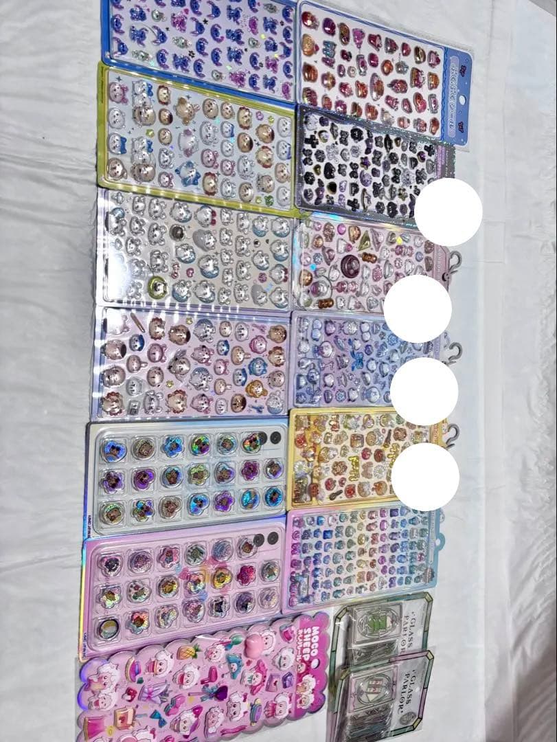 シール15種 まとめ売り（ちいかわ、キティ、シマエナガ、スティッチなど）