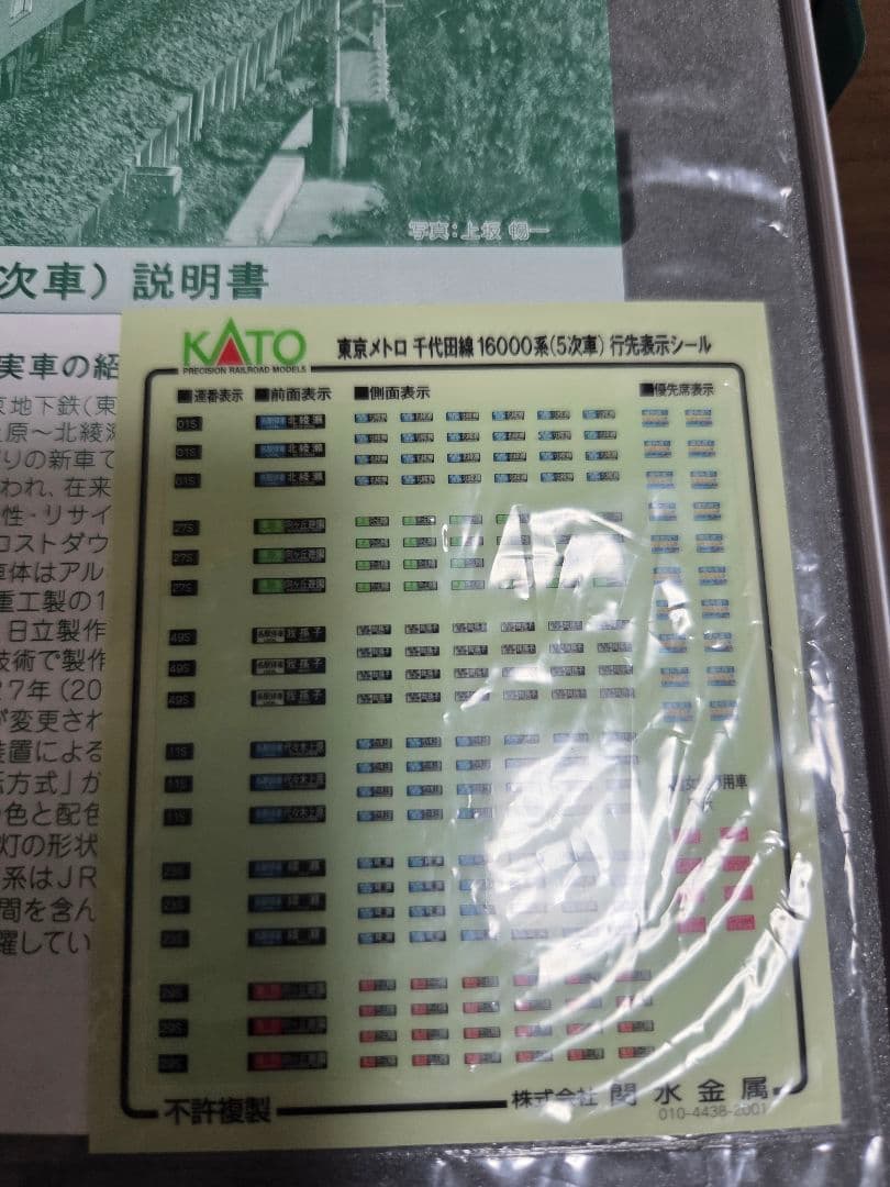 KATO 10-1605/1606　東京メトロ　千代田線16000系(5次車)