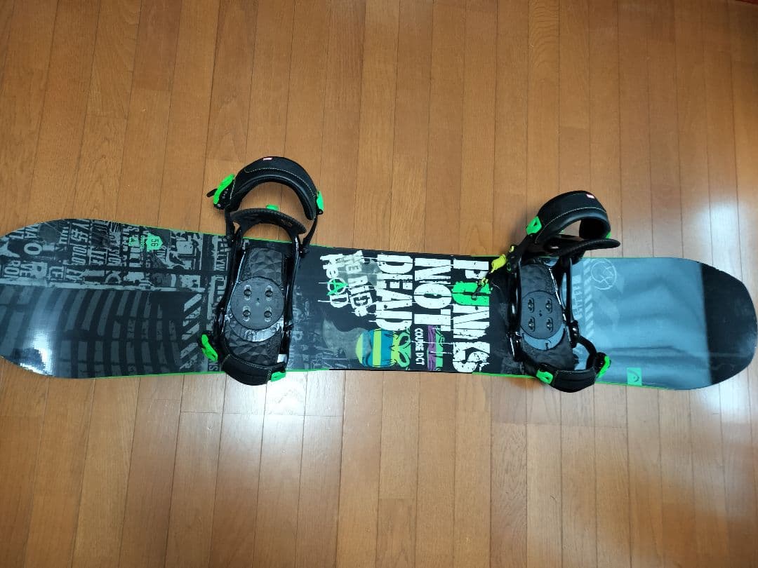 スノーボードフルセット　HEADビンディング付き153cm　COURSE DCT