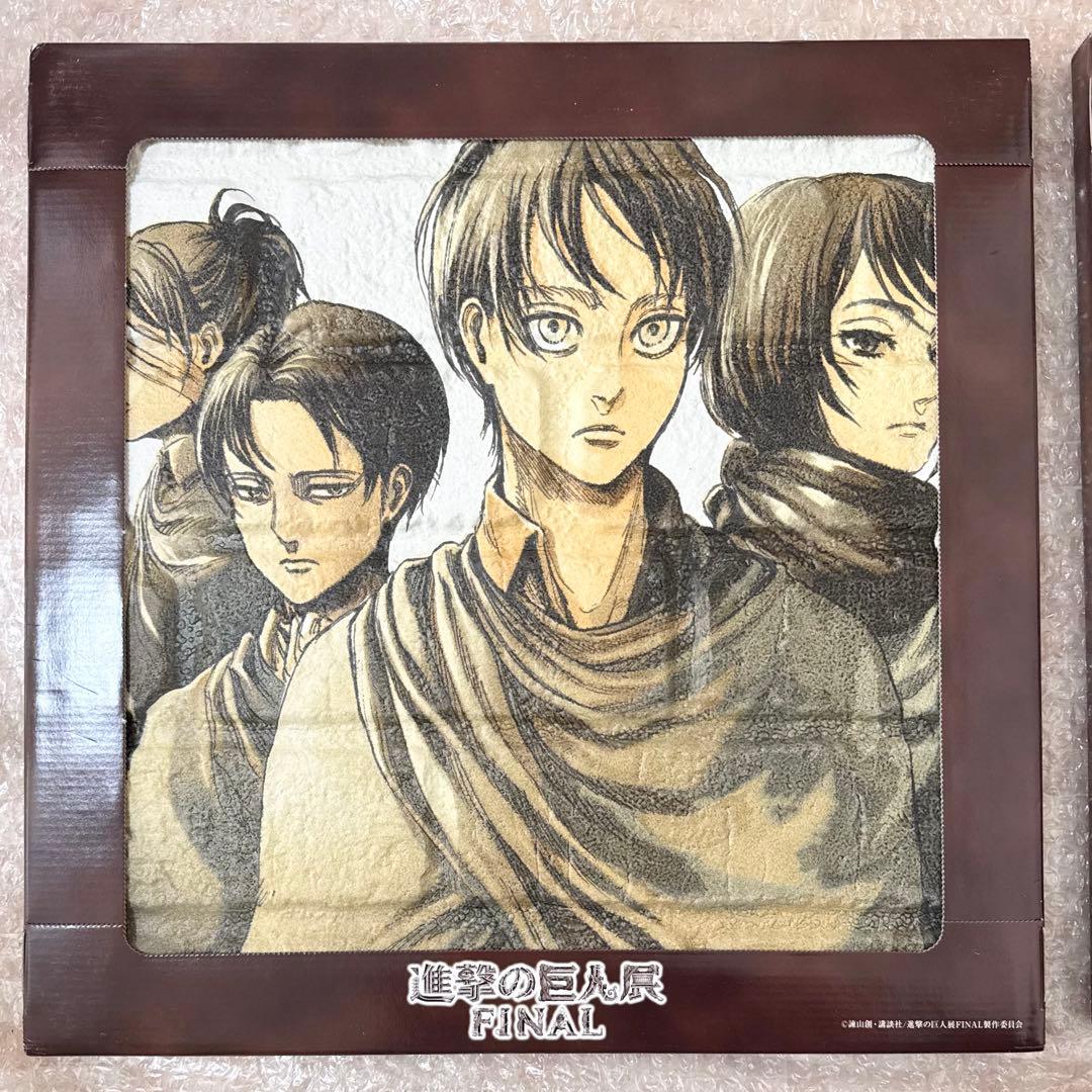 【希少/未使用】進撃の巨人展 FINAL イラスト壁/中 ニチハ株式会社 1月号