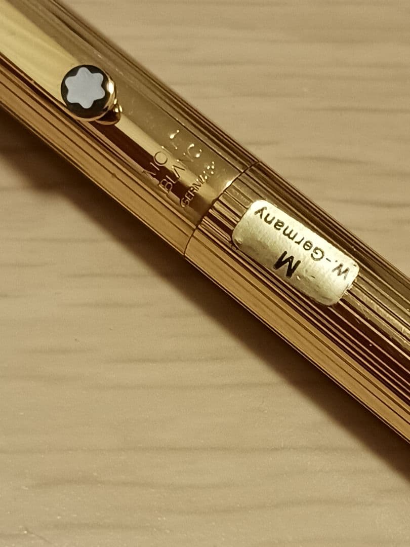 モンブラン　総金張り希少　S-ライン　モデル　万年筆　和