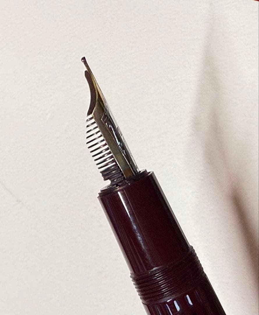 【超希少⭐︎廃番につき激レア品】ボルドーモンブラン万年筆14K中白