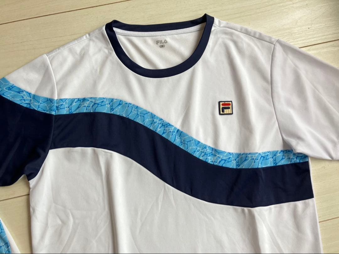 メンズM 美品 FILAフィラ テニスウェア上下セットアップ