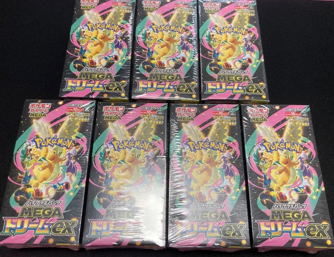 【新品未開封シュリンク付き】ポケモンカード　MEGAドリームex 7BOX