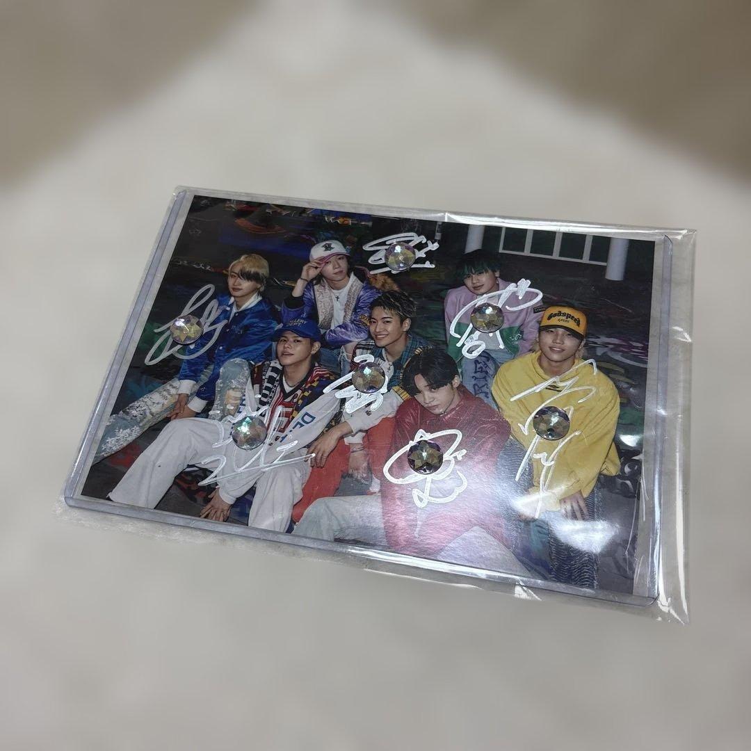 き*こ様 BE FIRST メンバー全員直筆サイン　写真