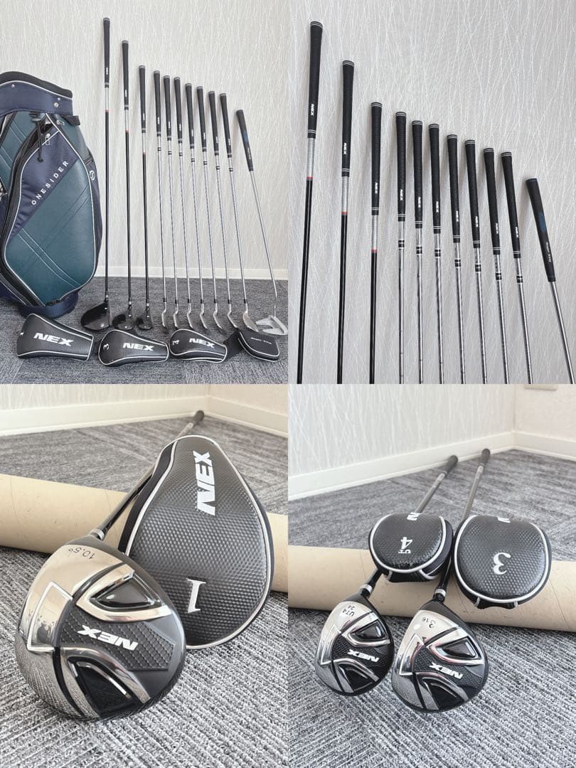 美品❗️超豪華❗️NEX 初心者 メンズ 優しいゴルフセット