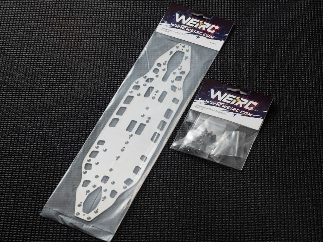 WEiRC アソシ TC8用1.2mmスチールシャーシセット 3