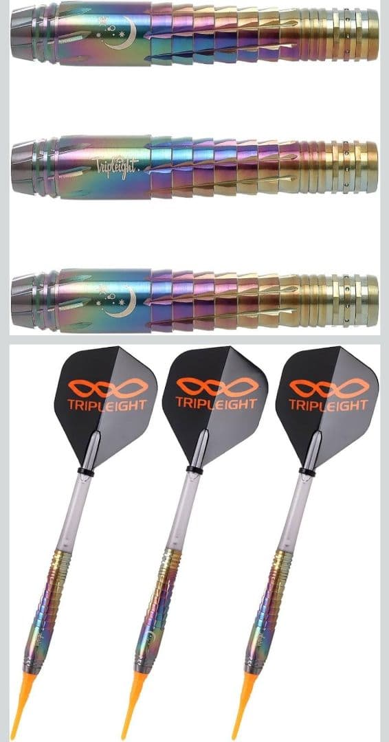 ダーツ Dynasty TRIPLEIGHTcharm3 THORN Rainbow