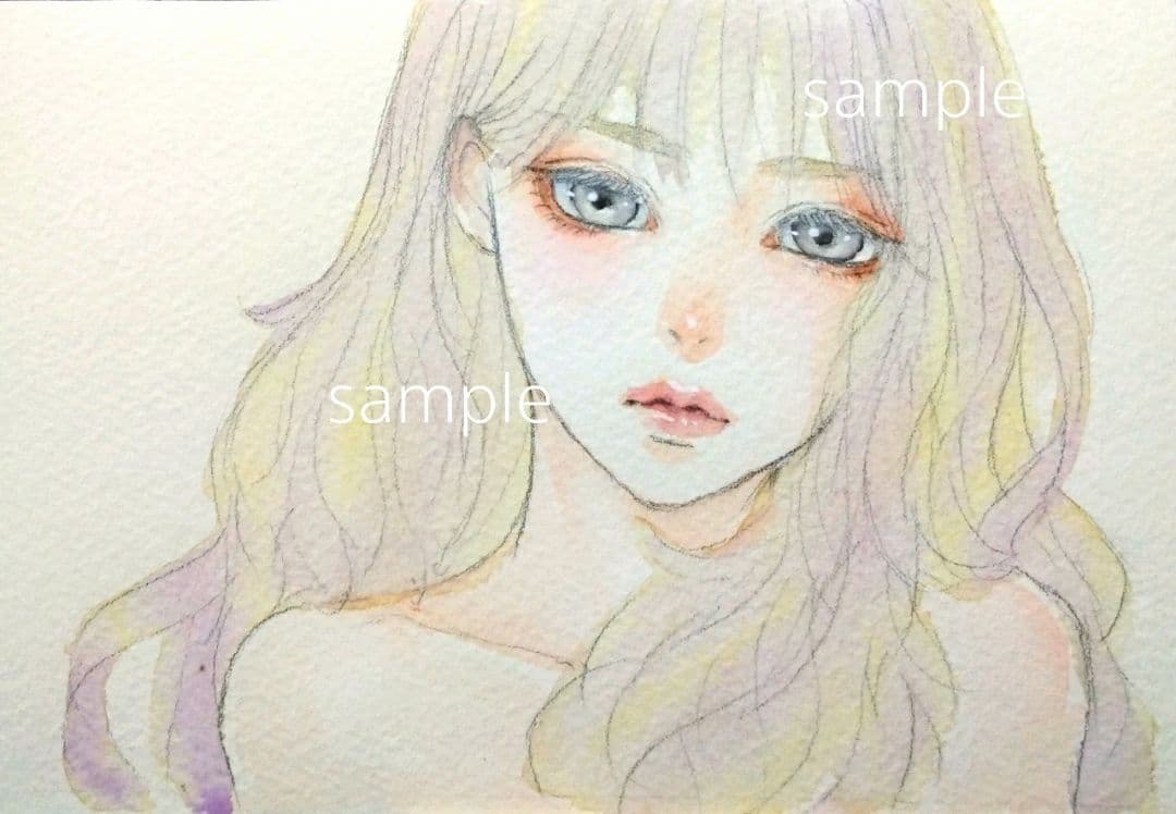 ポストカード　手描きイラスト　オリジナル