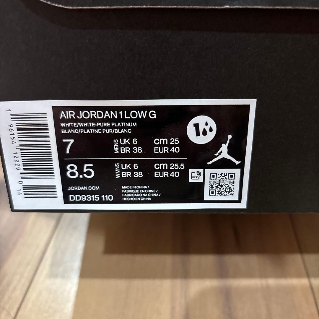 値下げしました！NIKE AIR JORDAN 1 LOW G 25cm