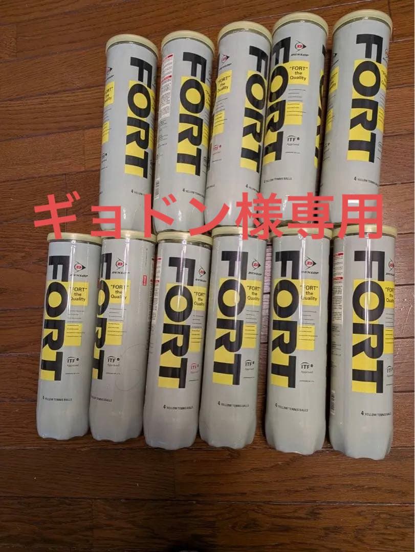 FORTテニスボール　11缶✖️4球