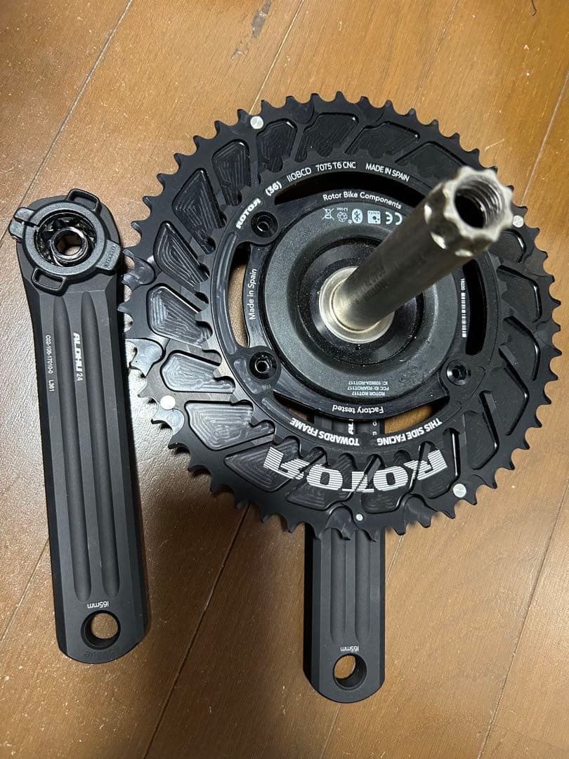 【ノク田】ROTOR ALDHU パワーメーター インスパイダー付き