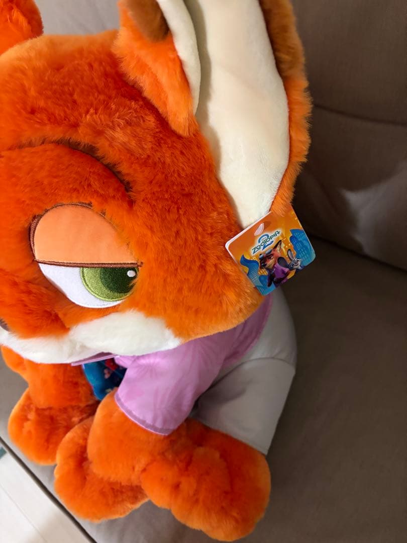 ズートピア2 ニック・ワイルド ぬいぐるみ ブランケット付