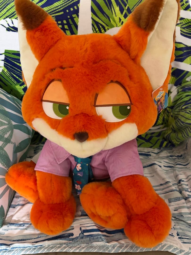 ズートピア2 ニック・ワイルド ぬいぐるみ ブランケット付