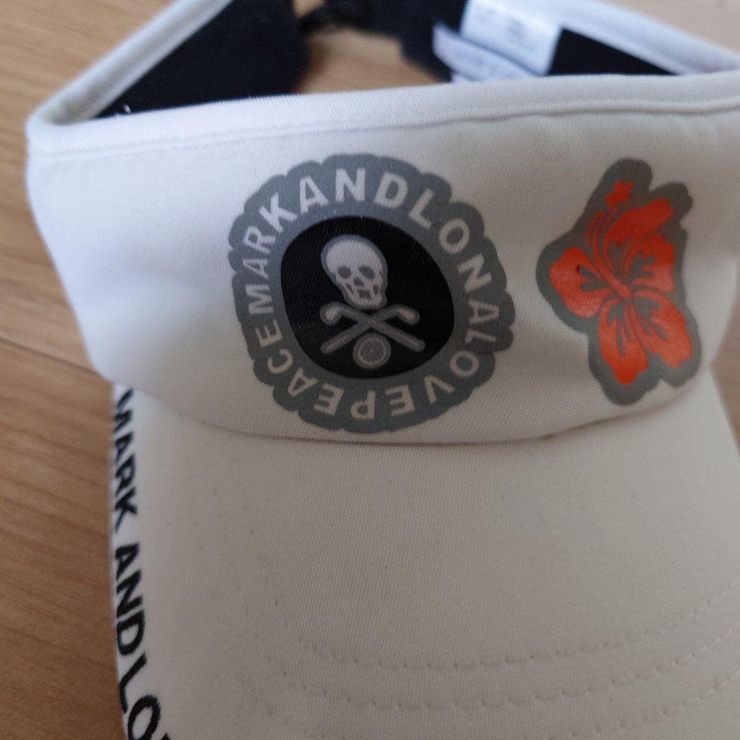 MARK AND LONA ホワイトバイザー