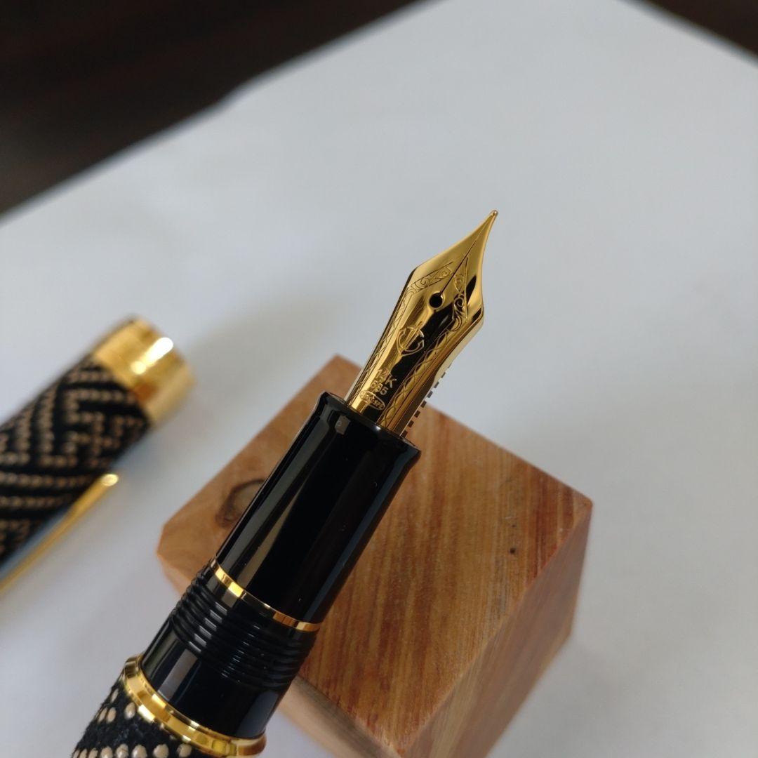 セーラー万年筆　甲州印傳万年筆　14k