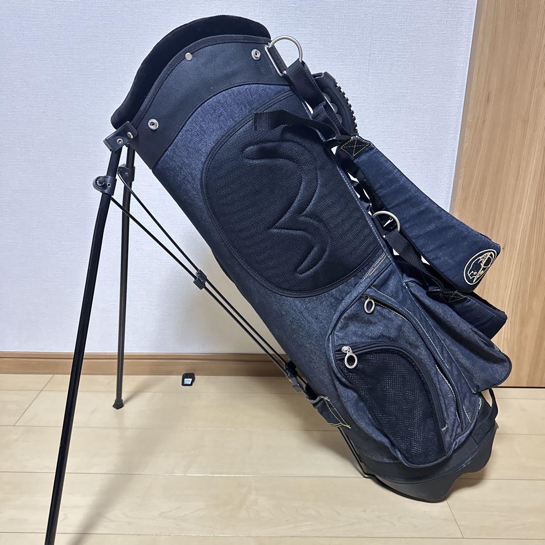 超希少 EVISU エビス スタンド式 キャディバッグ 9.5型 軽量 芝生くん