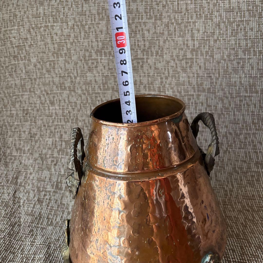 銅製ポット　桶　置物　古道具