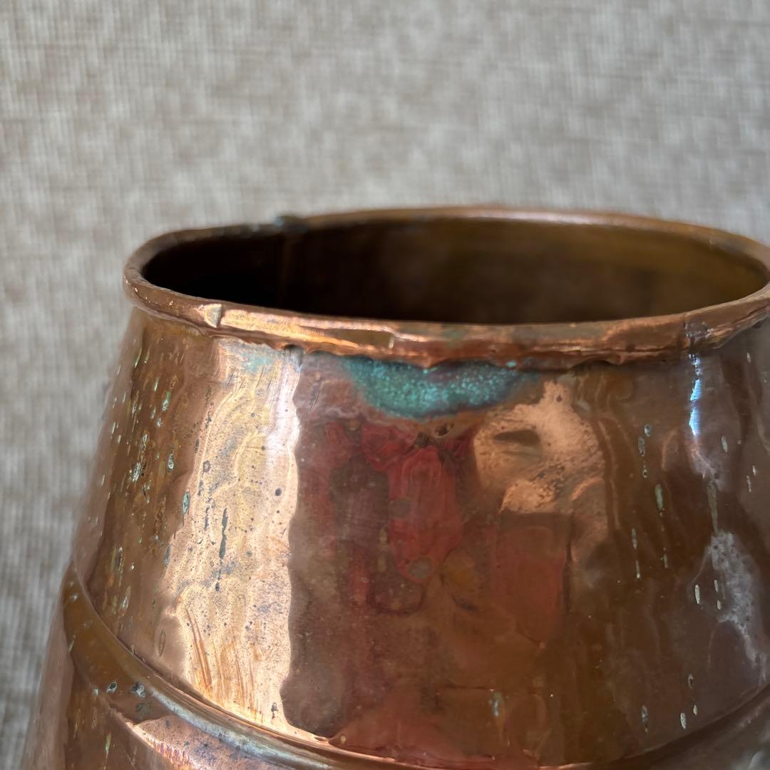 銅製ポット　桶　置物　古道具
