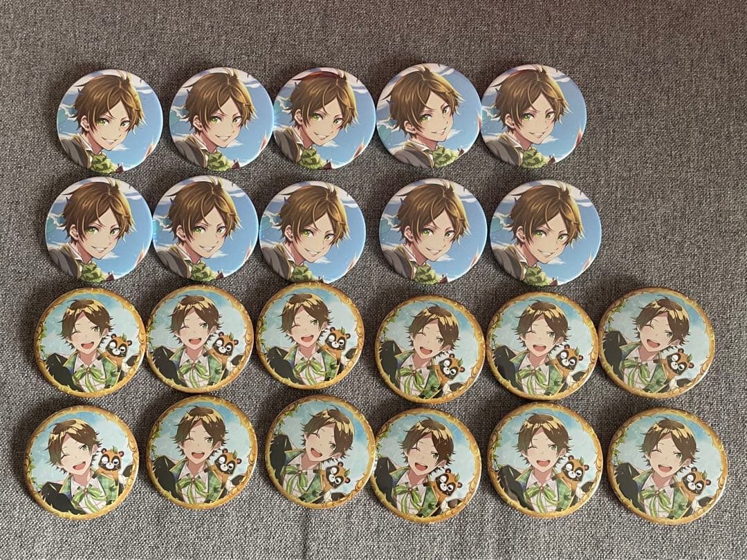 うらたぬき缶バッチうらさかキングダム