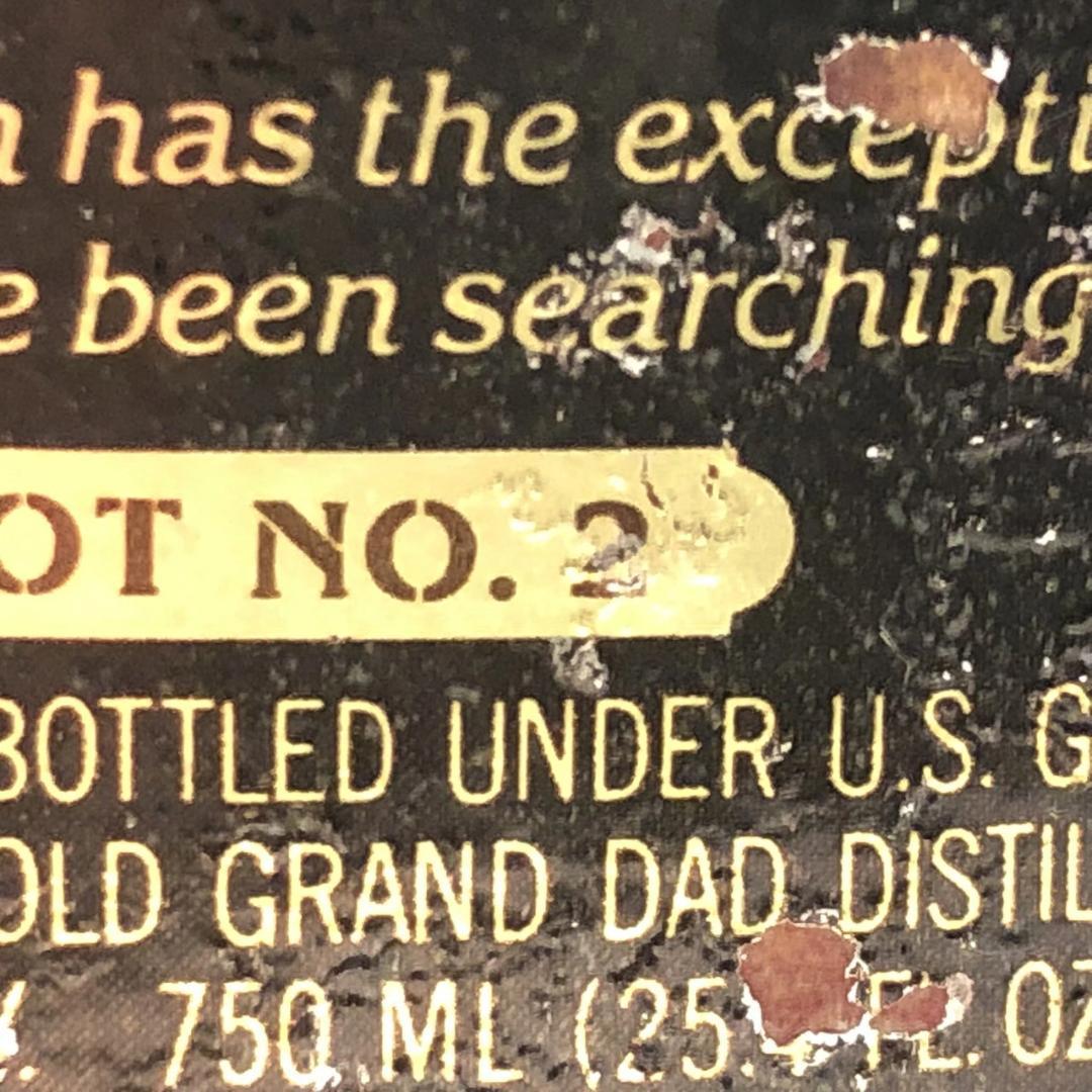 オールドボトル オールドグランダッド LOT NO. 2 (1419)