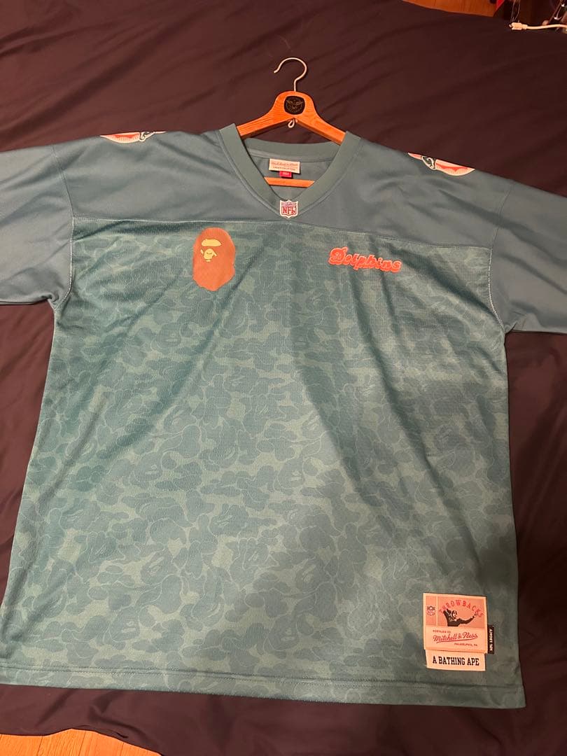 A BATHINGAPE × MITCHELL & NESS NFL 2XL