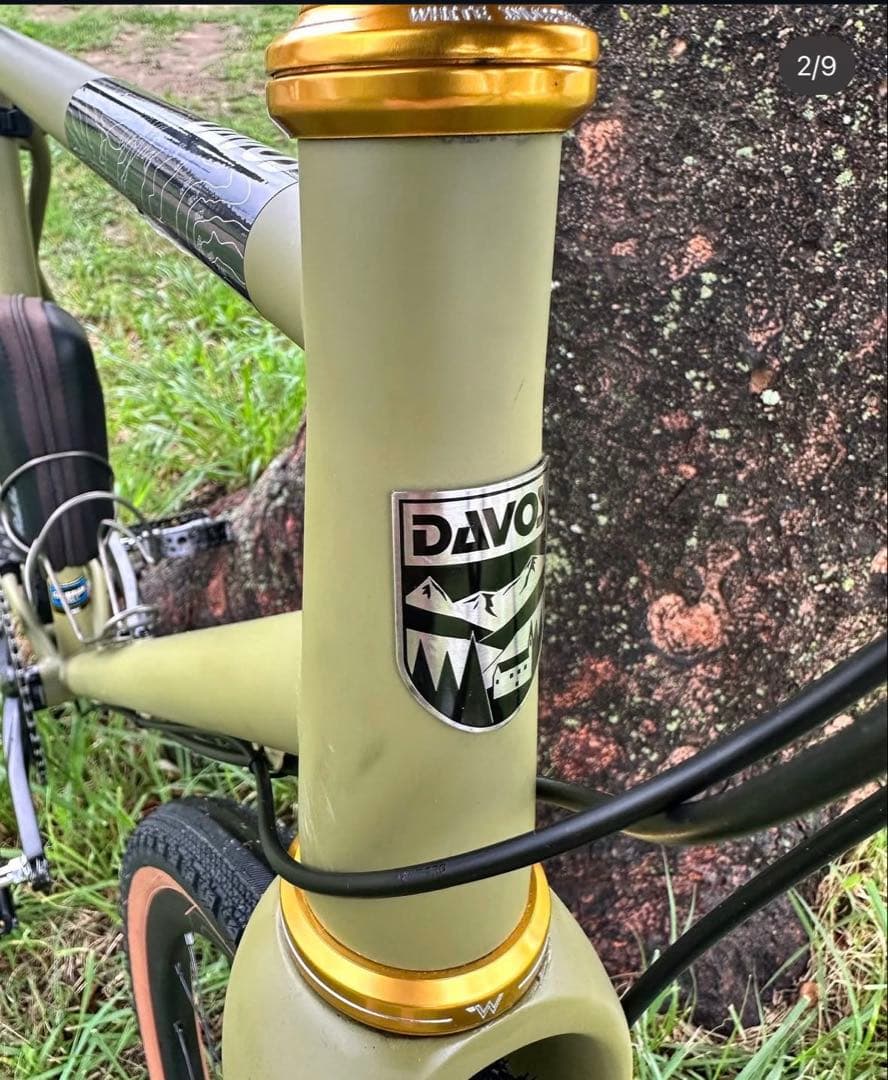 おまけ多数！フルセット！DAVOS D604 グラベルバイク　カーキ　完成車