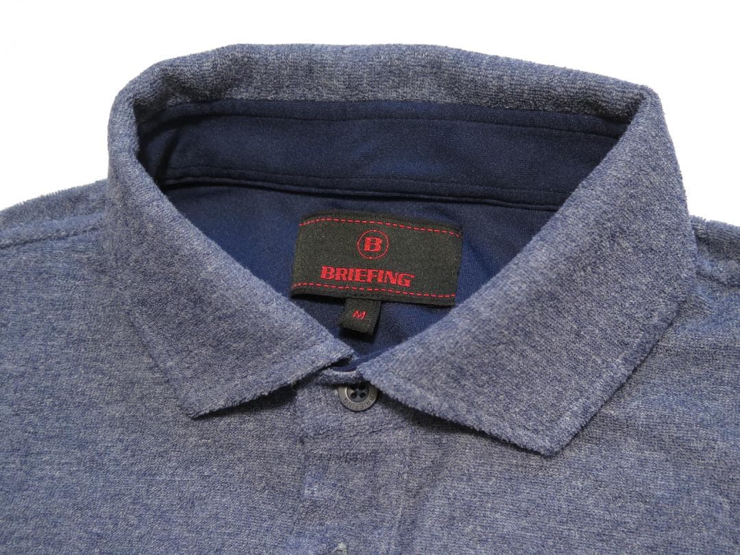 ⓂBRIEFING GOLFブリーフィングゴルフパイルポロシャツ