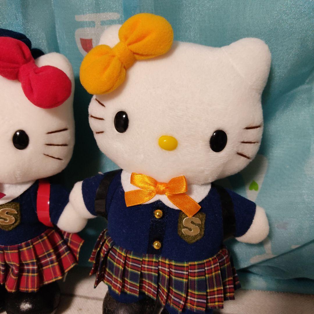 ⚠️劣化あり⚠️キティ ミミィ ぬいぐるみ レトロ 制服 ランドセル