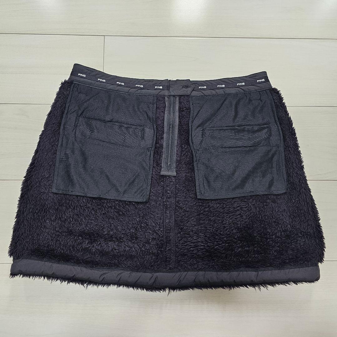PING レディース 新品【LL】セットアップ ボア フリース スカート 上下