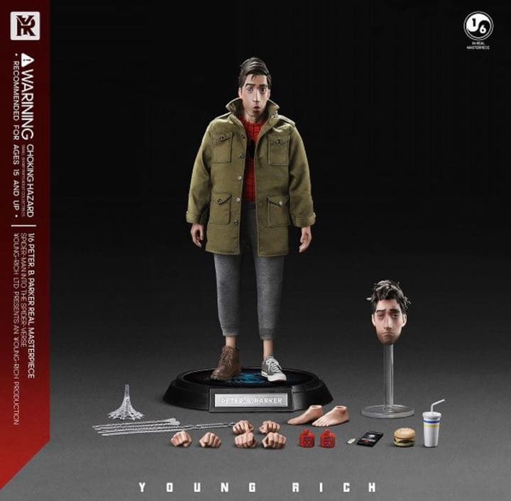 young rich toys ピーターパーカー　1/6 ホットトイズ