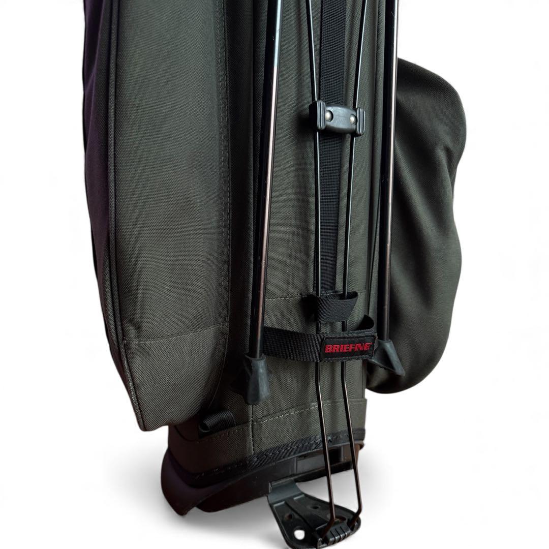 おまけ付き　ブリーフィング　キャディバッグ　CR-4 チャコールグレー　軽量