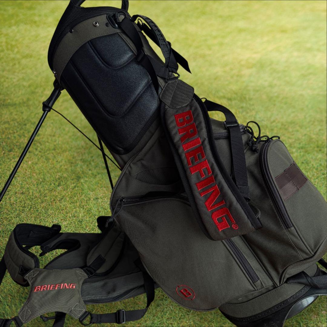 おまけ付き　ブリーフィング　キャディバッグ　CR-4 チャコールグレー　軽量