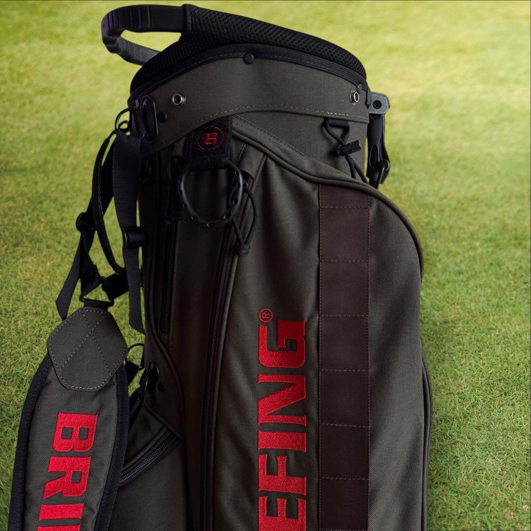 おまけ付き　ブリーフィング　キャディバッグ　CR-4 チャコールグレー　軽量