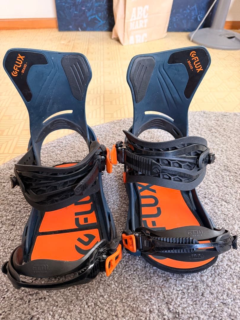 FLUX スノーボードビンディング ネイビー/オレンジ