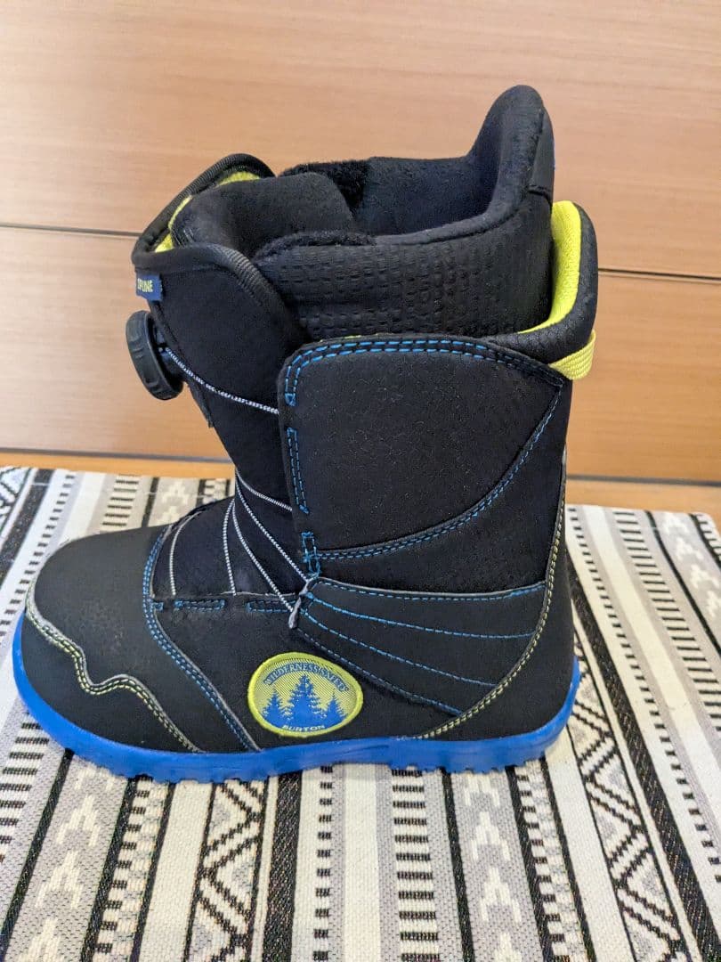 BURTON ZIPLINE YOUTHスノーボードブーツ 子ども用　25センチ