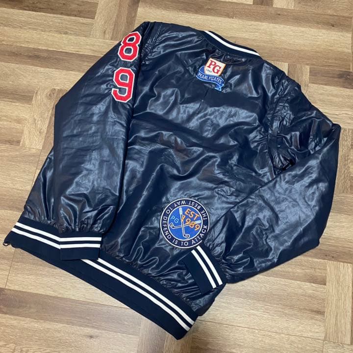 パーリーゲイツ♡4wayスニード♡中綿♡ネイビー✖️レッド♡M