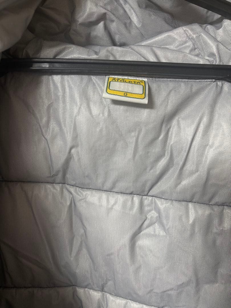 ATHLETA 中綿ウォーマー上下セット　ブラック Oサイズ　新品未使用