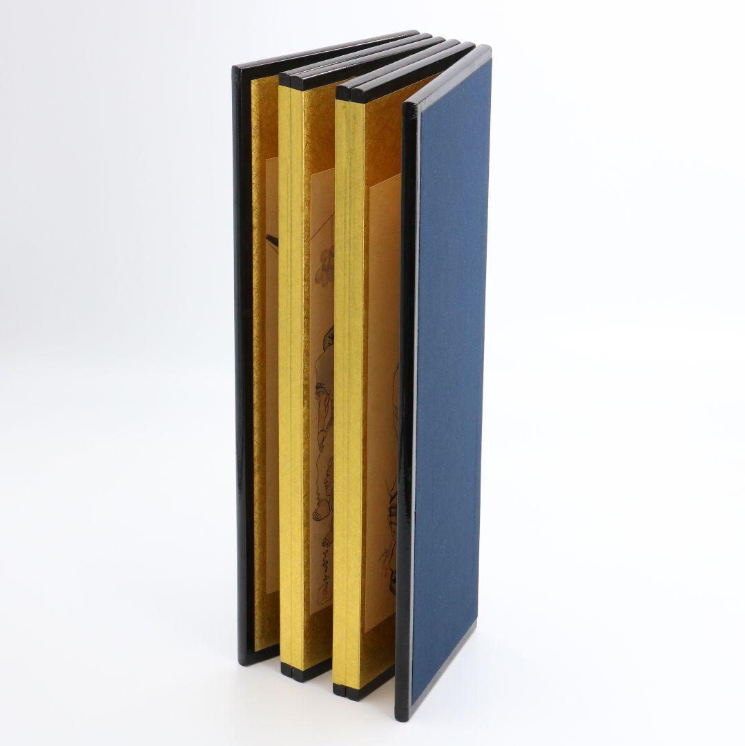 蘆雪金地押貼屏風 長沢芦雪　V278　1F6B