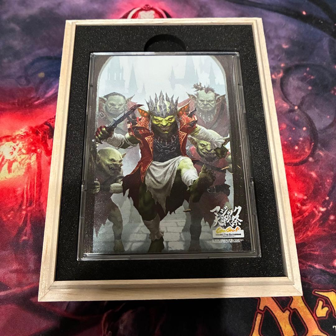 MTG マジック 大戦祭 群衆の親分、クレンコ 桐箱 フルプロテクトスリーブ
