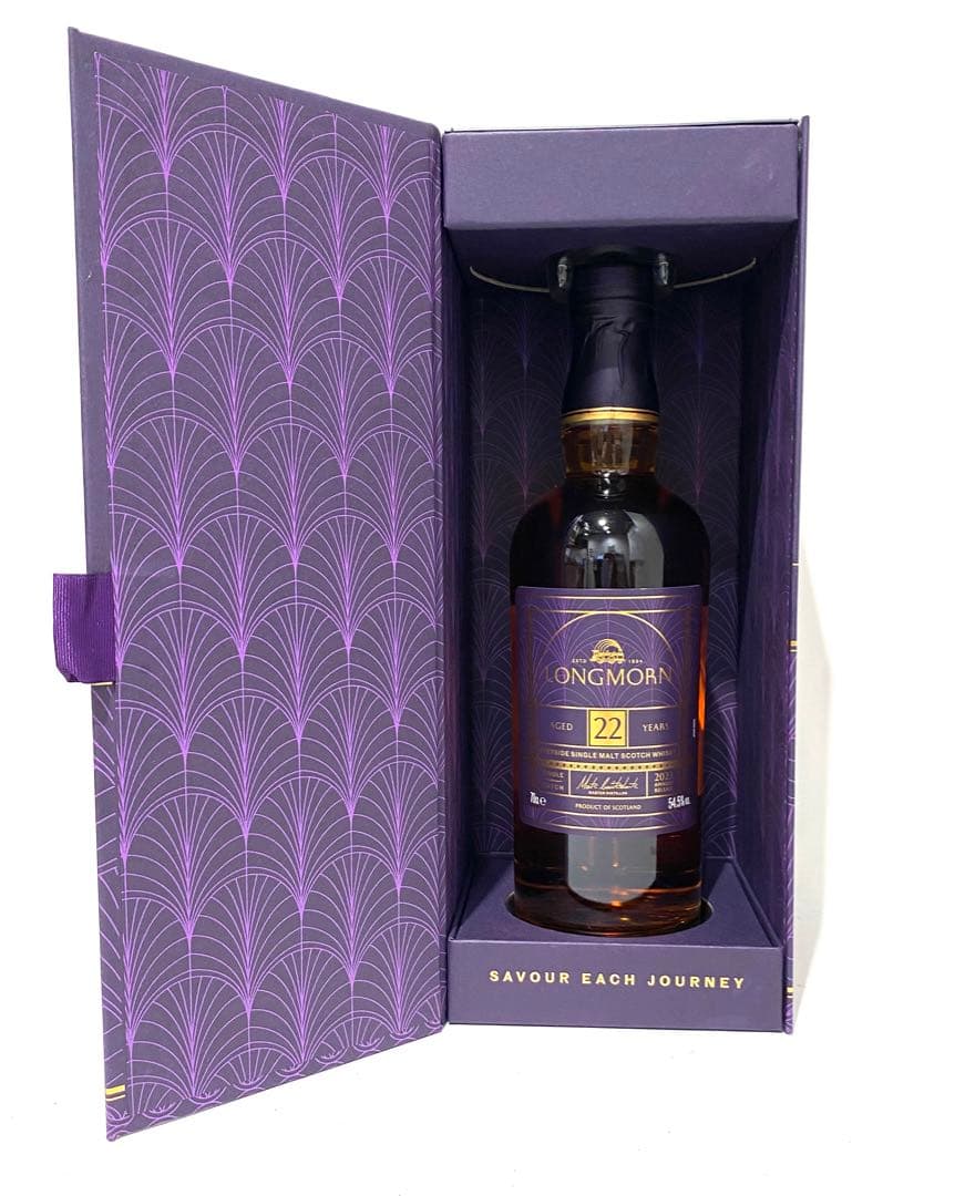 ★未開栓 LONGMORN 22年 ウイスキー 700ml 54.5％ 箱付き