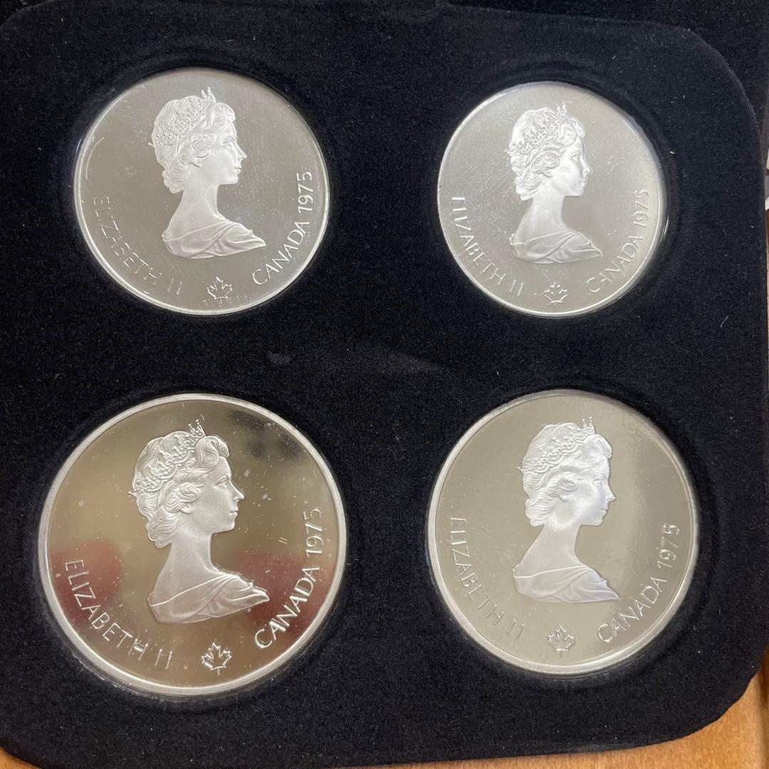 1976年モントリオールオリンピック記念銀貨4枚セット
