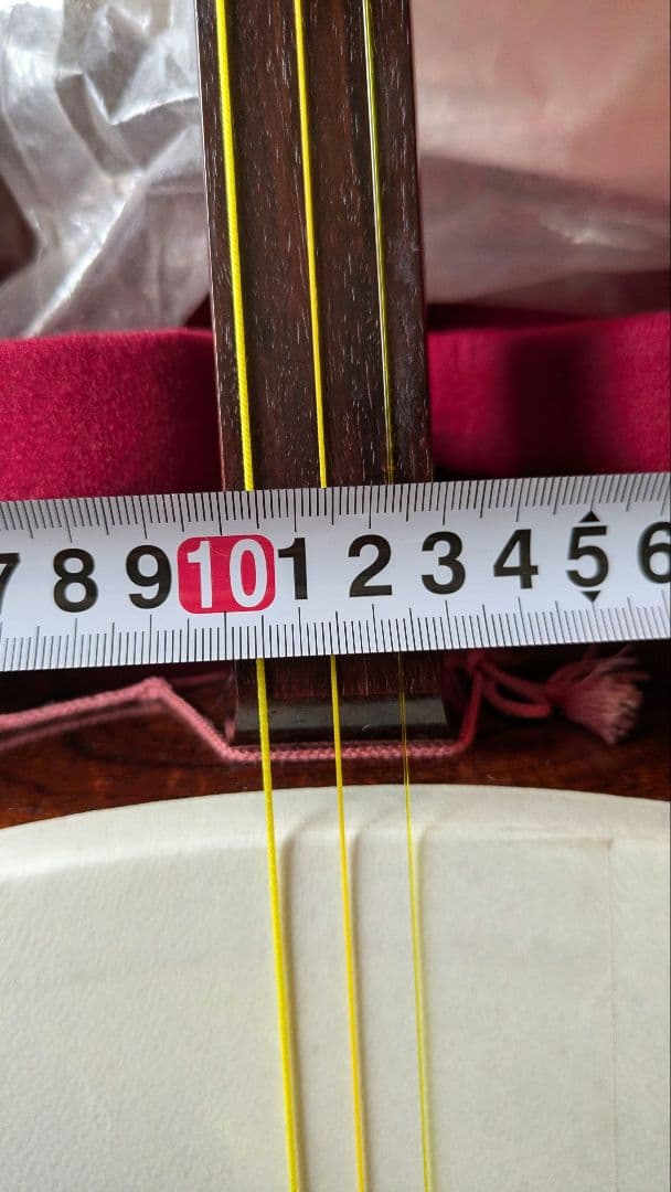 三味線 短棹 津軽三味線 中棹 紅木 東ざわり 和楽器 長唄 民謡 地唄