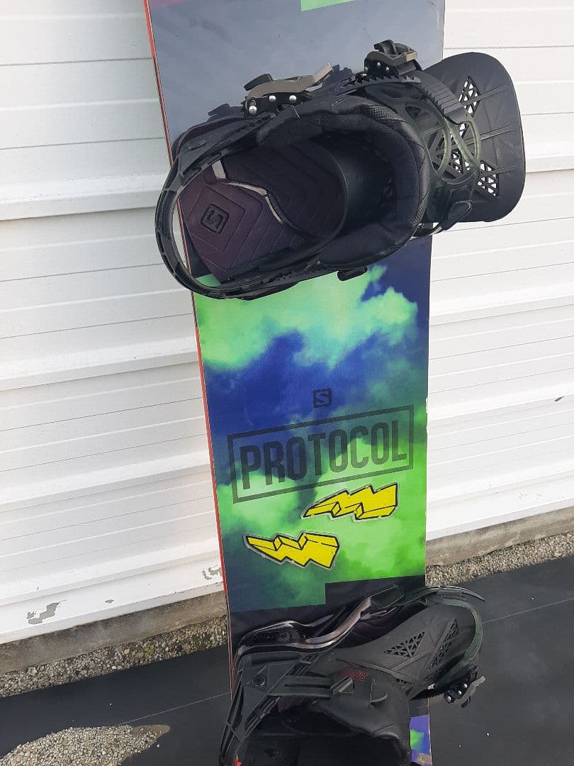 スノーボードセット　サロモン　Salomon　　プロトコル　約144cm