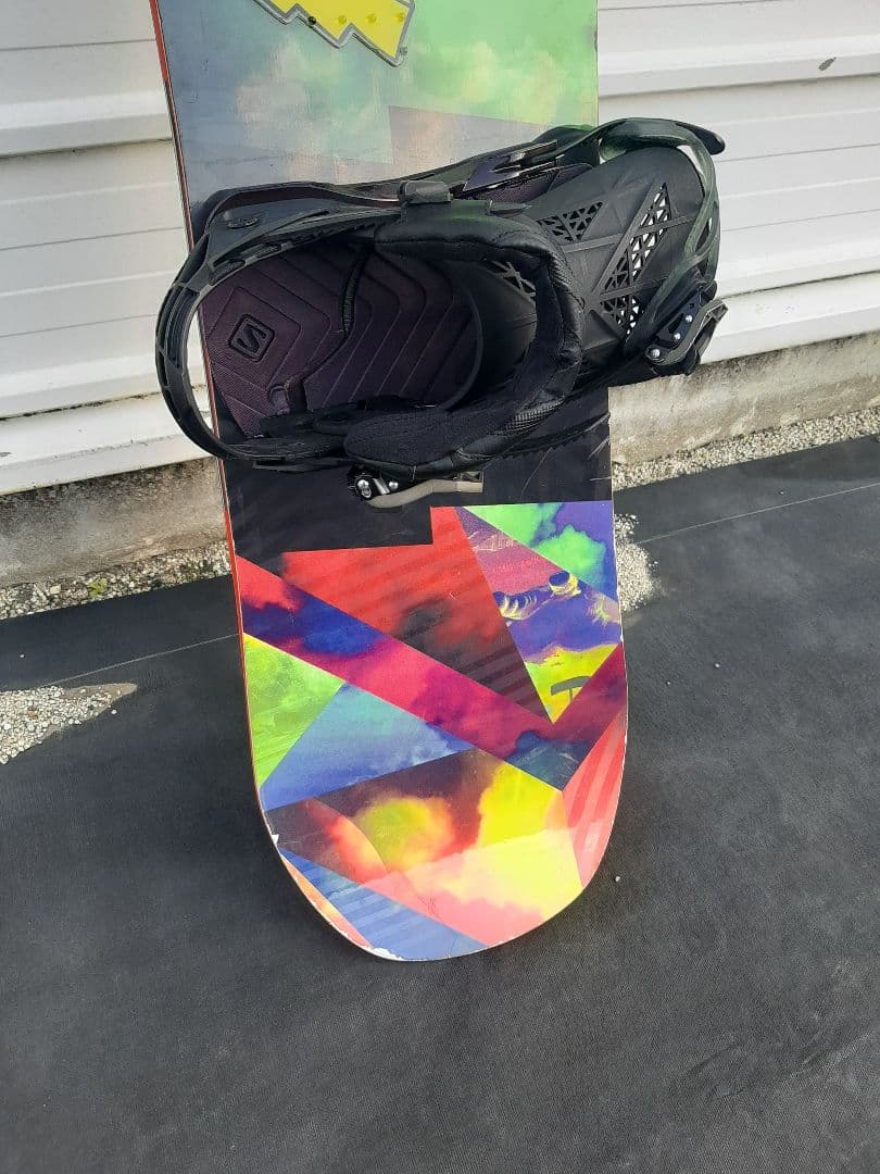 スノーボードセット　サロモン　Salomon　　プロトコル　約144cm